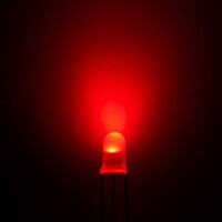 Diffused 28mm Leg 5mm LED Water Clear Red+Pure Green CC Use 2V 20mA - 3