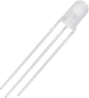 Diffused 28mm Leg 5mm LED Water Clear Red+Pure Green CC Use 2V 20mA - 5