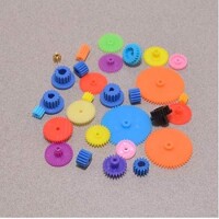DIY 55 Pcs/Lot Colorful Plastic Motor Gear Kit - 5