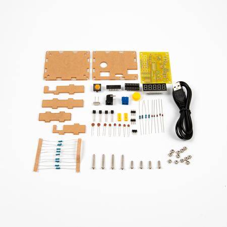 DIY Frequency Tester 1Hz-50Mhz Crystal Counter Meter With Case Kit - 4