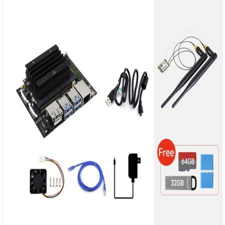 DIY Nvidia Jetsonnano Development Learning Kit (With Battery) (No Motherboard) Orange - 1
