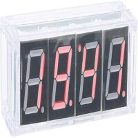 DIY Red Led Electronic Microcontroller Digital Clock Time Kit - 4