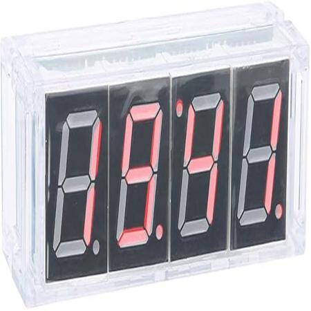 DIY Red Led Electronic Microcontroller Digital Clock Time Kit - 4