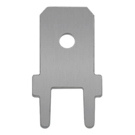 DJ6110-6.3X0.8 CON.QUICK DISC.PCB TYPE 6.3MMX13MM 2PIN (SFK39) - 1