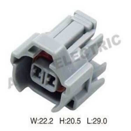 DJ7024-2-21 CONNECTOR WIRE 2PIN MALE AOHAI - 1