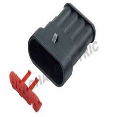 DJ7041-1.5-11 CONNECTOR PLASTIC 27.20X26.60 FOR ECU - 1
