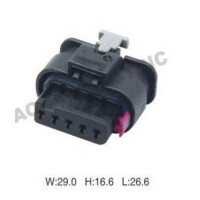 DJ7055-1.2-21 CONNECTOR COVER PLASTIC 5POLE 28.90X16.50 FOR ECU - 1