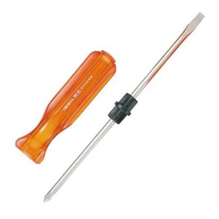 DK-52 SCREWDRIVER ÇİFT TARAFLI TORNAVİDA DÜZ-YILDIZ UÇ 195MM - 1