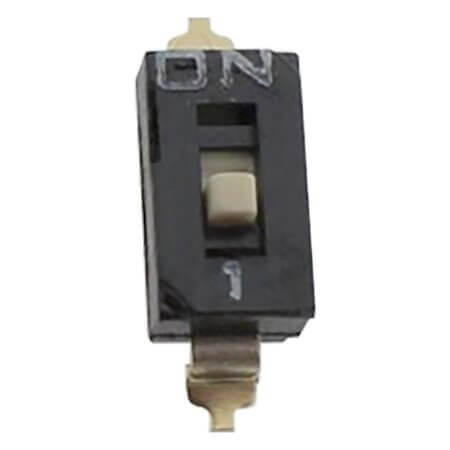 DM-01-V SWITCH DIP 1 Pos. SPST 25mA 24VDC SMT V/T - 1