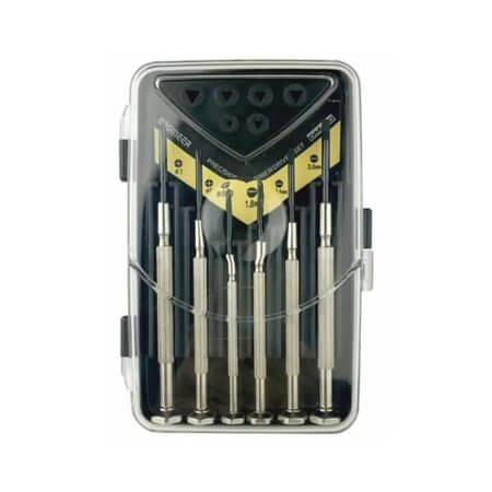 DM-60 SCREWDRIVER SET TORNAVİDA SET PRECISION DÜZ-YILDIZ SAATÇİ 6LI - 1