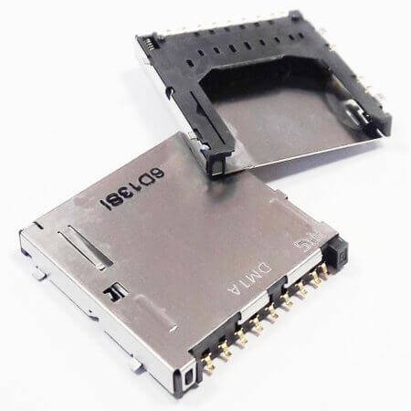 DM1AA-SF-PEJ(82) CONN SD CARD 12PIN(9+3) PUSH-PUSH SMT R/A - 1