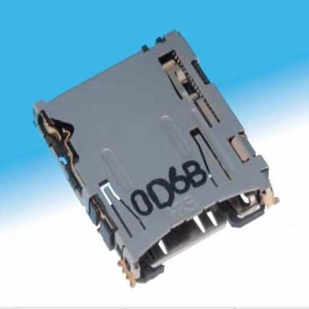 DM3AT-SF-PEJM5 CONNECTOR MICRO SD R/A PUSH-PUSH SMD HIROSE - 1