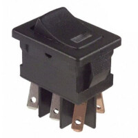 DM64J72S205Q6 SWITCH ROCKER DPST On-Off 10A 125V LED/Green - 1