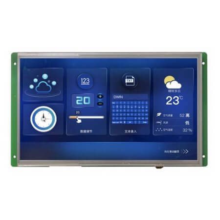DMG10600T101_09WTR SMART DISPLAY MOD 1024x600 RTP IPS - 1