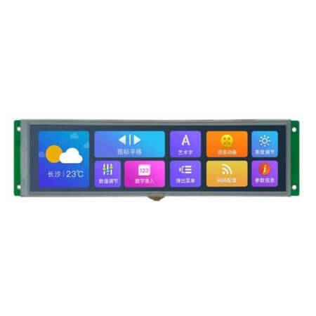 DMG19480T088_01WTR SMART DISPLAY MOD 1920x480 RTP IPS - 1