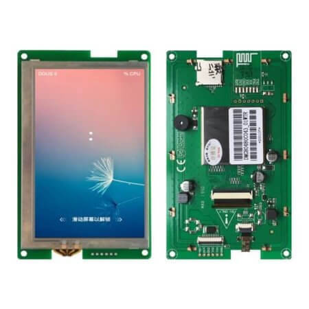 DMG80480C043_01WTR RESISTIVE, T5L ASIC 4.3”, 480xRGBx800, 16.7M RENKL - 1