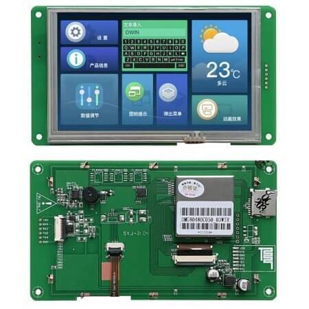 DMG80480C050_03WTR SMART DISPLAY MOD 5 INCH 800x480 RTP TN - 1
