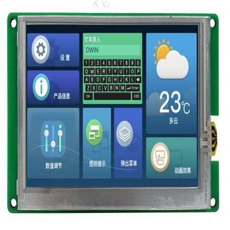 DMG80480T043_01WTR SMART DISPLAY MOD 800x480 RTP IPS - 1