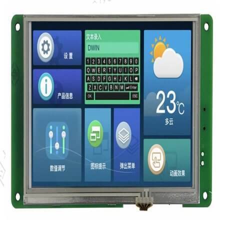 DMG80480T050_02WTR SMART DISPLAY MOD 800x480 RTP IPS - 1