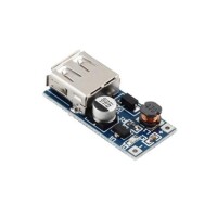 Mini PFM Control DC-DC 0.9V-5V to USB 5V DC Boost Step-up Power Supply Module - 2