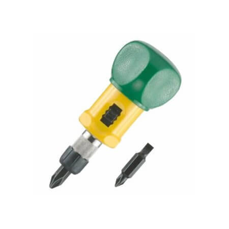 DR-03 SCREWDRIVER TORNAVİDA RATCHET TOPAÇ ÇİFT TARAFLI DÜZ-YILDIZ - 1