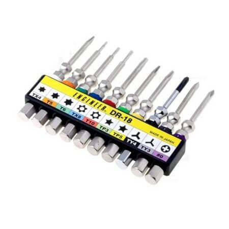 DR-18 BIT SET TORNAVİDA UÇ SETİ 10 PARÇA - 1