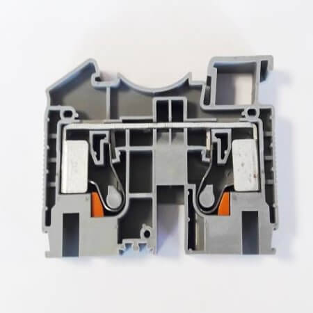 DS10-01P-11-00AH DIN RAIL T.B.10mm² PUSH-IN GRAY - 1