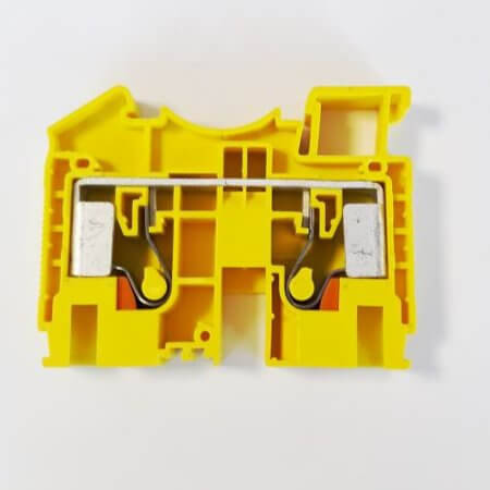 DS10-01P-18-00AH DIN RAIL T.B.10mm² PUSH-IN YELLOW - 1
