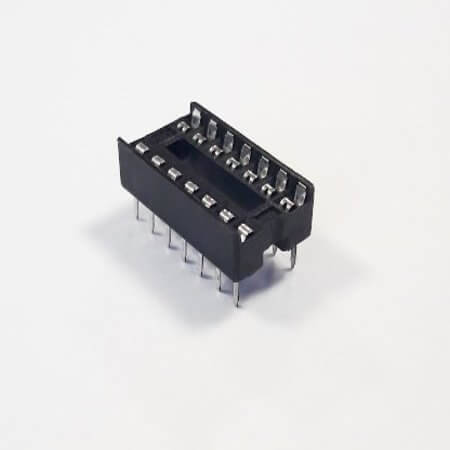 DS1009-14AT1NX-2A2 IC-SOCKET 14PIN DUAL WIPE 0.3