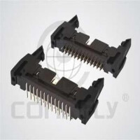 DS1011-10RBSIB4-B BOX HEADER LOCKED 10PIN(2x5) 2.54mm THT R/A MALE - 1