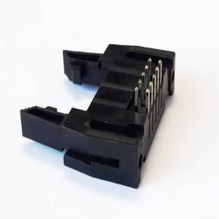 DS1011-10RBSIB7-B BOX HEADER LOCKED 10PIN(2x5) 2.54mm THT R/A MALE - 1