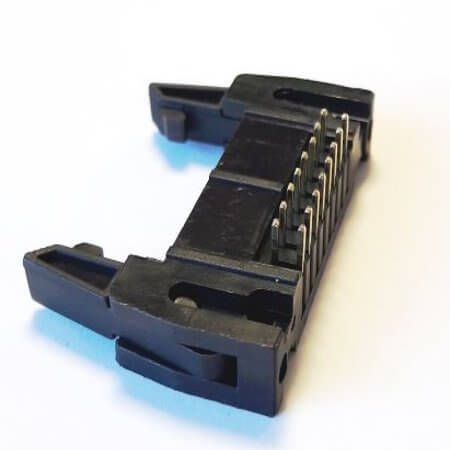 DS1011-16RBSIB7-B BOX HEADER LOCKED 16PIN(2x8) 2.54mm THT R/A MALE - 1