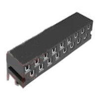 DS1013-02-15FR6B FEMALE HEADER 15PIN 1.25MM THT R/A 3.70MM - 1