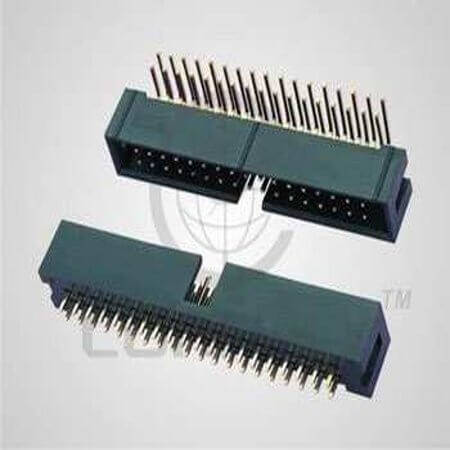 DS1013-24SSIB1-B-0 BOX HEADER 24PIN(2x12) 2.54mm THT V/T MALE BLACK - 1