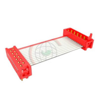 DS1015-03-20R6A2800D CONNECTOR IDC 20PIN 1.27MM RED 800MM - 1