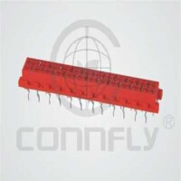 DS1015-04-04R6XB MICRO MATCH THT V/T 4PIN(2x2) 2.54mm FEMALE RED - 1