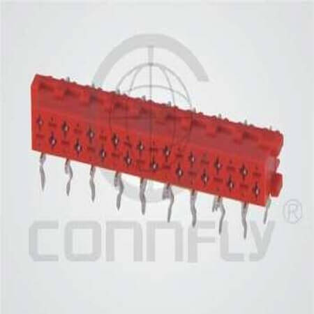 DS1015-05-16R6B MICRO MATCH THT R/A 16PIN(2x8) 2.54mm FEMALE RED - 1