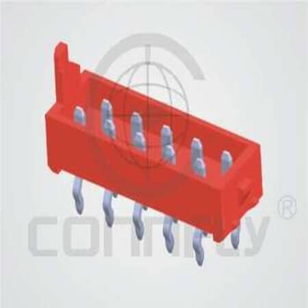 DS1015-07-10R6 MICRO MATCH THT V/T 10PIN(2x5) 2.54mm MALE RED - 1