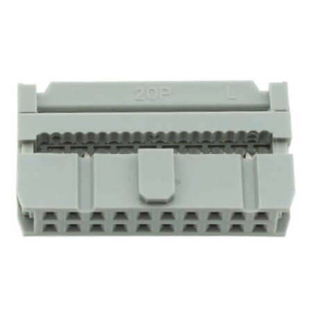 DS1016-20MANBG CONNECTOR IDC 20PIN (2x10) 180C GRAY CONNFLY - 1