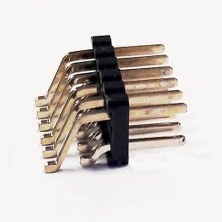 DS1022-01-2X6S81XB PIN HEADER 12PIN(2x6) 2.54mm SMT R/A - 1
