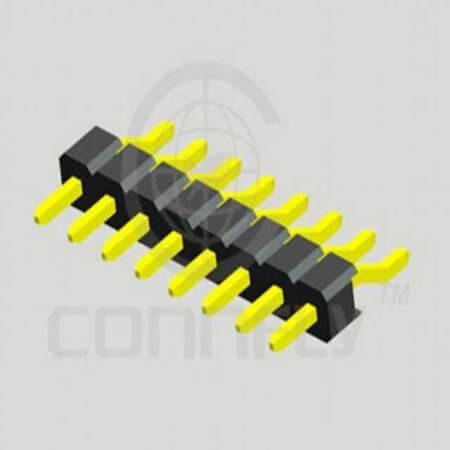 DS1022-07-1X2S82XR-B PIN HEADER 2PIN(1x2) 2.54mm SMT R/A - 1