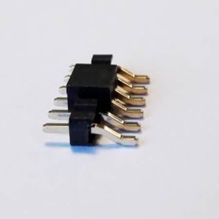 DS1022-07-1X6S81 PIN HEADER 6PIN(1x6) 2.54mm SMT R/A - 1