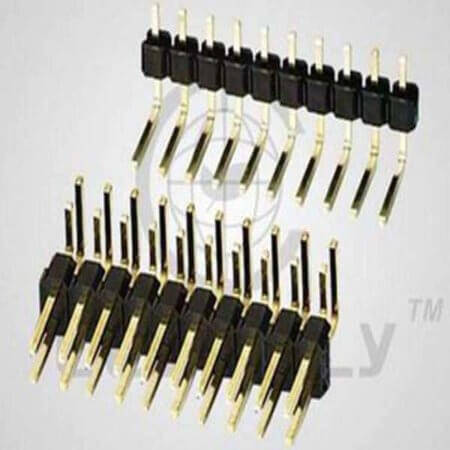DS1022-1X10RDF14-B PIN HEADER 10PIN(1x10) 2.54mm THT R/A - 1