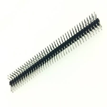 DS1022-2X40R61 PIN HEADER 80PIN(2x40) 2.54mm THT R/A - 1