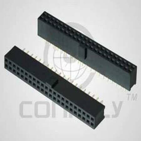 DS1023-02-2X7S21 FEMALE HEADER 14PIN(2x7) 2.54mm THT V/T TRAY - 1