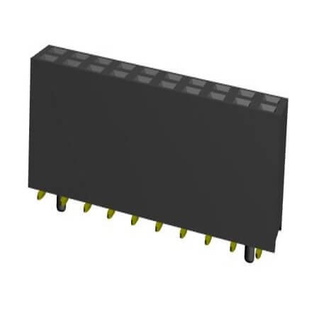 DS1023-11-2X10B8SRS FEMALE HEADER 20PIN(2x10) 2.54mm - 1