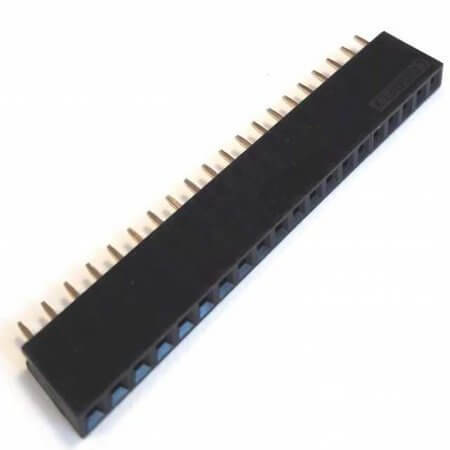 DS1023-1X20S21 FEMALE HEADER 20PIN(1x20) 2.54mm THT V/T H:8.50MM - 1