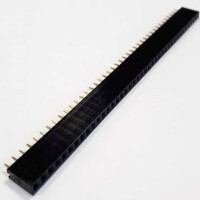 DS1023-1X40S21 FEMALE HEADER 40PIN(1x40) 2.54mm THT V/T TRAY - 1