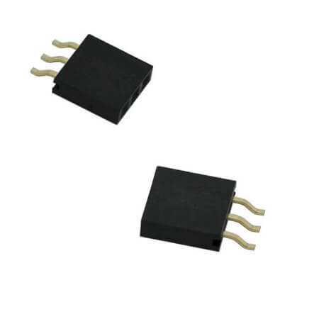 DS1023-21-1X3S81R FEMALE HEADER 3PIN(1x3) 2.54mm SMT R/A - 1