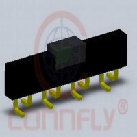 DS1023-29-1X6B82SRX FEMALE HEADER 6PIN(1x6) 2.54mm SMT V/T TAPE&REEL - 1